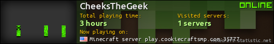 CheeksTheGeek userbar 560x90