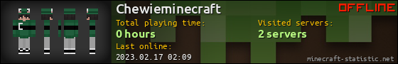 Chewieminecraft userbar 560x90