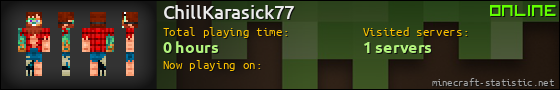 ChillKarasick77 userbar 560x90