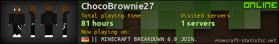 ChocoBrownie27 userbar 560x90