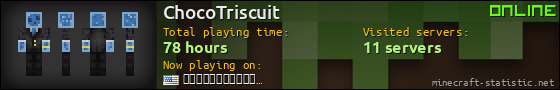 ChocoTriscuit userbar 560x90