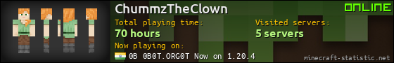 ChummzTheClown userbar 560x90