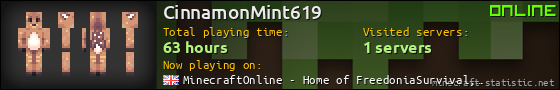 CinnamonMint619 userbar 560x90