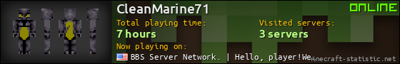 CleanMarine71 userbar 560x90