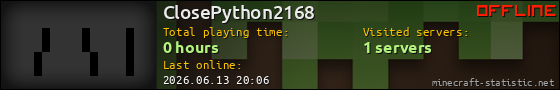 ClosePython2168 userbar 560x90