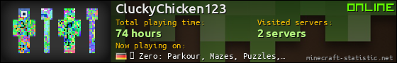 CluckyChicken123 userbar 560x90