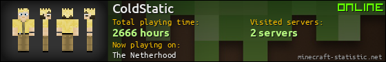 ColdStatic userbar 560x90