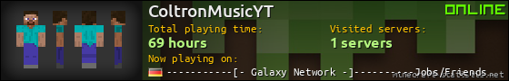 ColtronMusicYT userbar 560x90