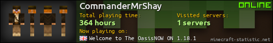 CommanderMrShay userbar 560x90