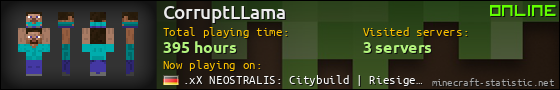 CorruptLLama userbar 560x90