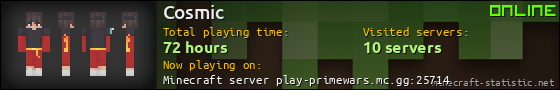 Cosmic userbar 560x90