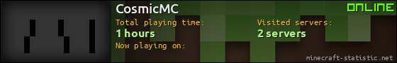 CosmicMC userbar 560x90