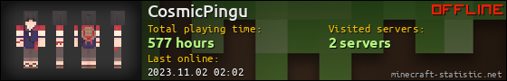 CosmicPingu userbar 560x90