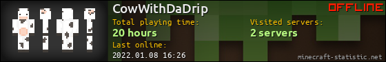 CowWithDaDrip userbar 560x90