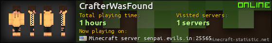 CrafterWasFound userbar 560x90