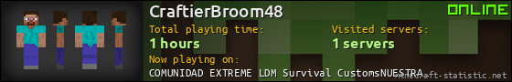 CraftierBroom48 userbar 560x90