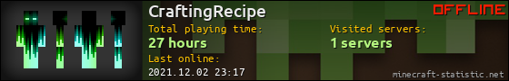 CraftingRecipe userbar 560x90