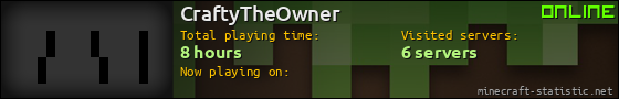 CraftyTheOwner userbar 560x90