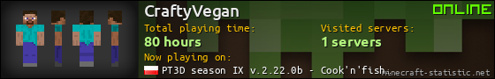 CraftyVegan userbar 560x90