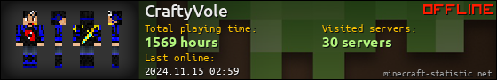 CraftyVole userbar 560x90