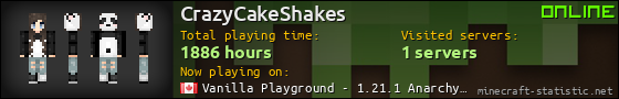 CrazyCakeShakes userbar 560x90