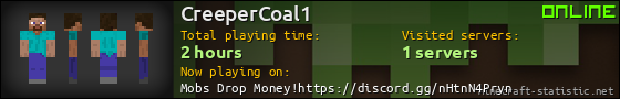 CreeperCoal1 userbar 560x90