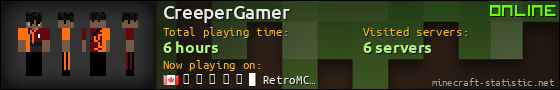 CreeperGamer userbar 560x90