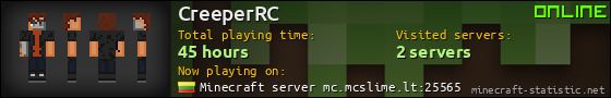 CreeperRC userbar 560x90