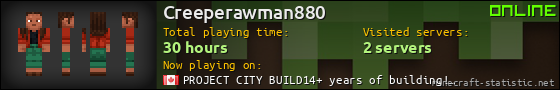 Creeperawman880 userbar 560x90