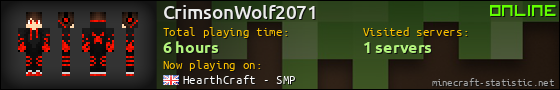 CrimsonWolf2071 userbar 560x90