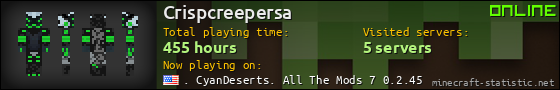 Crispcreepersa userbar 560x90