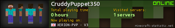 CruddyPuppet350 userbar 560x90