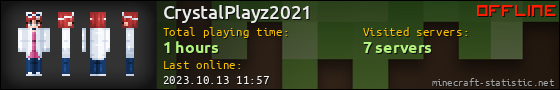 CrystalPlayz2021 userbar 560x90