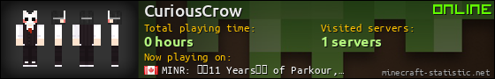 CuriousCrow userbar 560x90