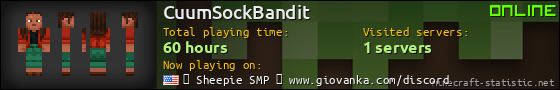 CuumSockBandit userbar 560x90