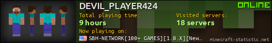 DEVIL_PLAYER424 userbar 560x90