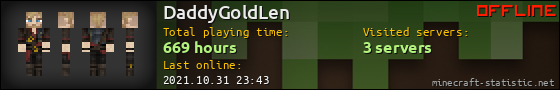 DaddyGoldLen userbar 560x90