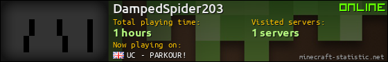 DampedSpider203 userbar 560x90