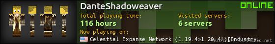 DanteShadoweaver userbar 560x90