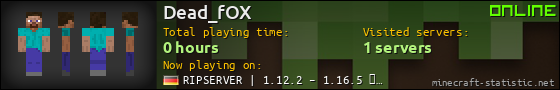 Dead_fOX userbar 560x90