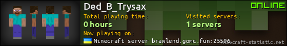 Ded_B_Trysax userbar 560x90