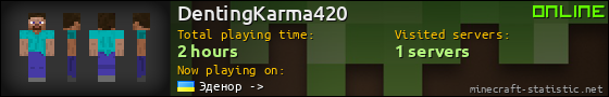 DentingKarma420 userbar 560x90