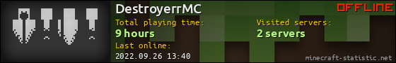 DestroyerrMC userbar 560x90