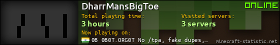 DharrMansBigToe userbar 560x90