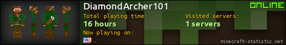 DiamondArcher101 userbar 560x90