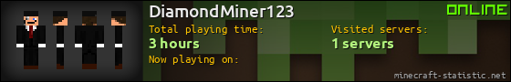 DiamondMiner123 userbar 560x90