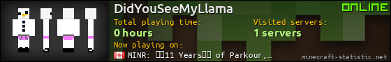 DidYouSeeMyLlama userbar 560x90