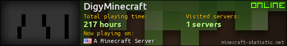 DigyMinecraft userbar 560x90