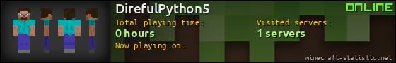 DirefulPython5 userbar 560x90