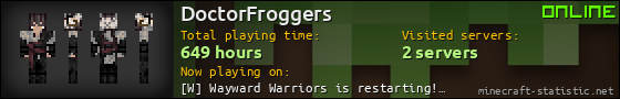 DoctorFroggers userbar 560x90